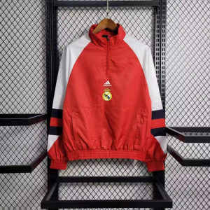 Customizable logo Windbreaker Jacket Adidas Red