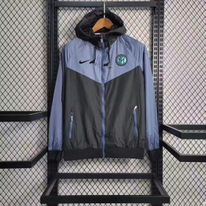 Customizable logo Windbreaker Jacket Nike Black Blue