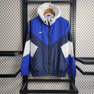 Customizable logo Windbreaker Jacket Nike Blue