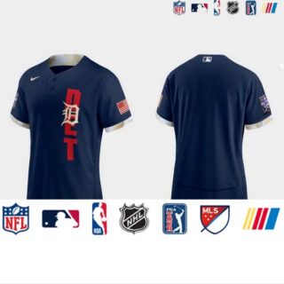 Detroit Tigers 2021 Mlb All Star Game Authentic Navy Jersey