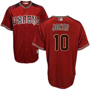 Diamondbacks #10 Adam Jones Sedona Red Alternate Stitched Youth Baseball Jersey