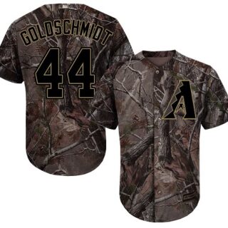 Diamondbacks #44 Paul Goldschmidt Camo Realtree Collection Cool Base Stitched Baseball Jersey