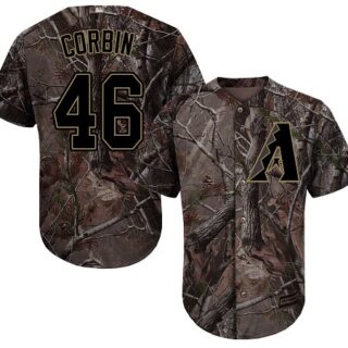 Diamondbacks #46 Patrick Corbin Camo Realtree Collection Cool Base Stitched Baseball Jersey