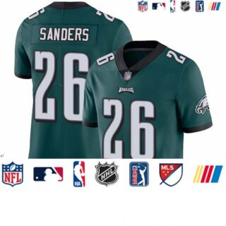 Eagles #26 Miles Sanders Midnight Green Team Color Youth Stitched Football Vapor Untouchable Limited Jersey
