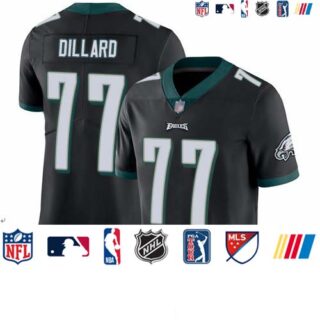 Eagles #77 Andre Dillard Black Alternate Youth Stitched Football Vapor Untouchable Limited Jersey