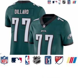Eagles #77 Andre Dillard Midnight Green Team Color Youth Stitched Football Vapor Untouchable Limited Jersey