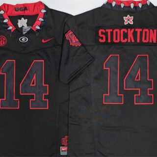Georgia Bulldogs #14 Gunner Stockton White 2026 F.U.S.E. Stitched Jersey