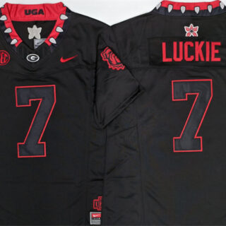 Georgia Bulldogs #7 Lawson Luckie White 2026 F.U.S.E. Stitched Jersey