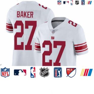 Giants #27 Deandre Baker White Youth Stitched Football Vapor Untouchable Limited Jersey