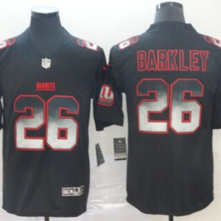 Giants 26 Saquon Barkley Black Arch Smoke Vapor Untouchable Limited Jersey