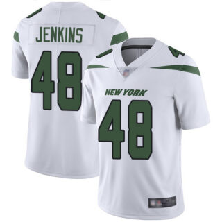Jets #48 Jordan Jenkins White Men's Stitched Football Vapor Untouchable Limited Jersey