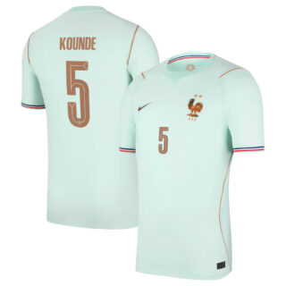 Jules Kounde #5 France National Team 2026 Away Stadium Jersey