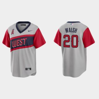 Los Angeles Angels #20 Jared Walsh Men's Nike Gray 2021 Little League Classic Game MLB Jersey