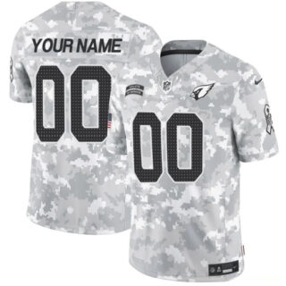 Men's Arizona Cardinals Active Player Custom 2024 F.U.S.E Arctic Camo Salute To Service Limited Stitched Football Jersey