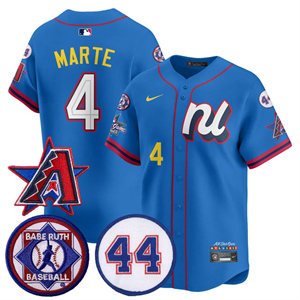Men's Arizona Diamondbacks National League 2025 MLB All-Star Jersey V3 All Stitched Ketel Marte #4