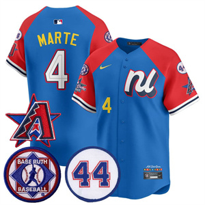 Men's Arizona Diamondbacks National League 2025 MLB All-Star Jersey V3 All Stitched Ketel Marte #4