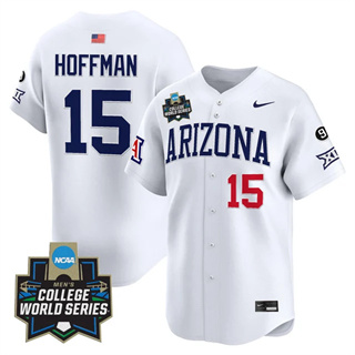 Men's Arizona Wildcats #15 Trevor Hoffman 2025 World Series Vapor Premier Limited Jersey All Stitched
