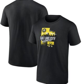 Men's Black 2023 NBA All-Star Game Hometown Text Utah T-Shirt