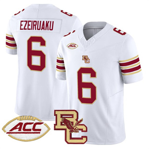 Boston College Eagles 2025 Vapor Limited Jersey All Stitched #6 Donovan Ezeiruaku