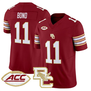 Boston College Eagles 2025 Vapor Limited Jersey All Stitched #11 Lewis Bond