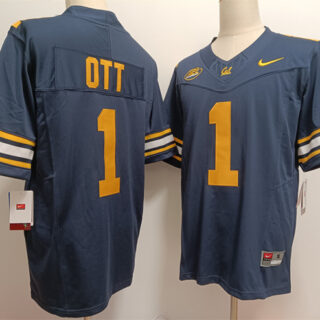 Men's California Golden Bears #1 Jaydn Ott Navy F.U.S.E. Stitched Football Jersey