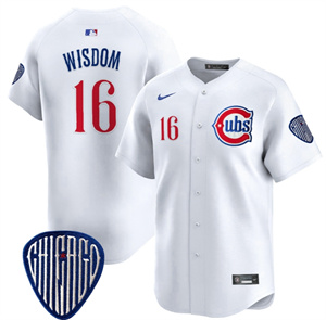 Men's Chicago Cubs Blue Alternate Vapor Premier Limited baseball Jersey All Stitched White #16 Patrick Wisdom