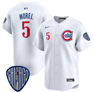 Men's Chicago Cubs Blue Alternate Vapor Premier Limited baseball Jersey All Stitched White Christopher Morel