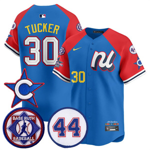 Men's Chicago Cubs National League 2025 MLB All-Star Jersey V3 All Stitched Kyle Tucker #30