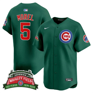 Men's Chicago Cubs Wrigley Field Style Vapor Premier Limited Jersey All Stitched Christopher Morel #5