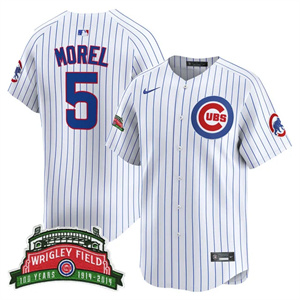 Men's Chicago Cubs Wrigley Field Style Vapor Premier Limited Jersey All Stitched Christopher Morel #5