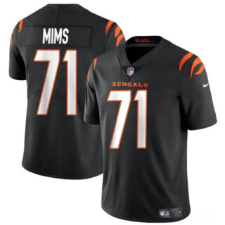 Men's Cincinnati Bengals #71 Amarius Mims Black 2024 Draft Vapor Untouchable Limited Stitched Jersey