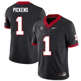 Men's Georgia Bulldogs Active Player Custom Black Stitched Football Jersey