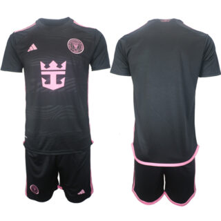 Men's Inter Miami CF Blank 2024-25 Black Away Soccer Jersey