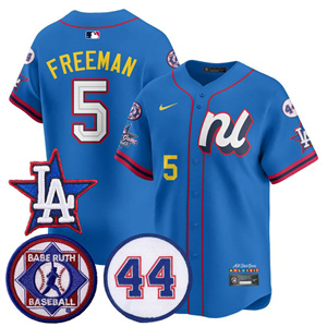 Men's Los Angeles Dodgers National League 2025 MLB All-Star Jersey V3 All Stitched Freddie Freeman #5