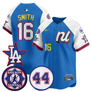 Men's Los Angeles Dodgers National League 2025 MLB All-Star Jersey V3 All Stitched Will Smith #16
