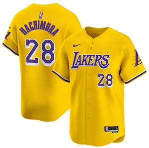Men's Los Angeles Lakers Icon Rui Hachimura #28 Vapor Baseball Jersey