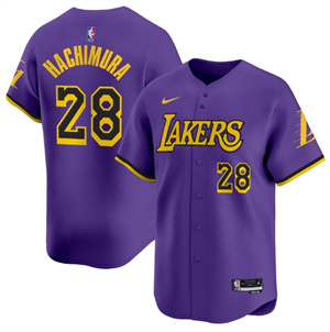 Men's Los Angeles Lakers Statement Rui Hachimura #28 Vapor Baseball Jersey