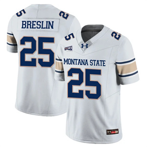 Men's Montana State Bobcat #25 Cale Breslin Football Jersey All Stitched