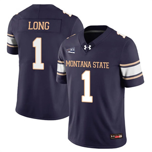 Men's Montana State Bobcat #1 Chris Long Football Jersey All Stitched