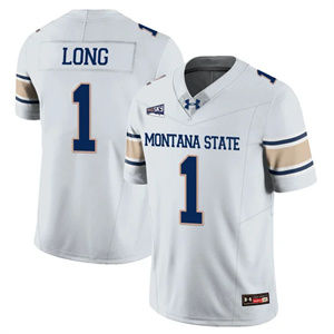 Men's Montana State Bobcat #1 Chris Long Football Jersey All Stitched