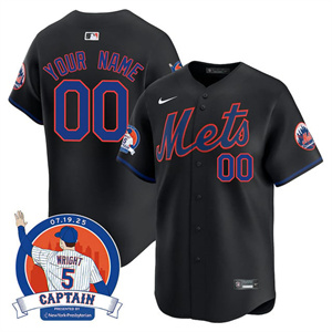 Custom Men's New York Mets David Wright Mets Legend Jersey V2 - All Stitched