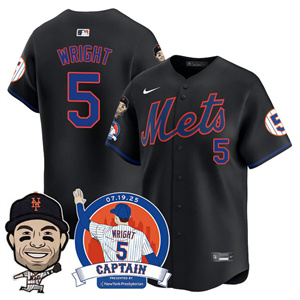 Men's New York Mets #5 David Wright David Wright Mets Legend Jersey V2 All Stitched
