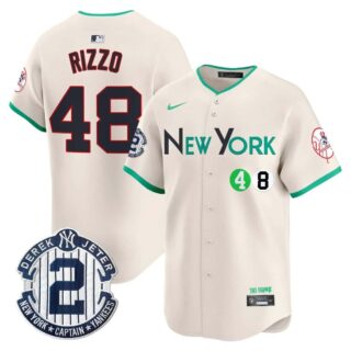 Men's New York Yankees City Connect Vapor Premier Limited Jersey All Stitched Anthony Rizzo #48