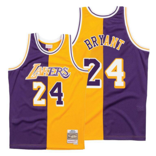 Men's Nike Los Angeles Lakers #24 Kobe Bryant Split Edition Jersey