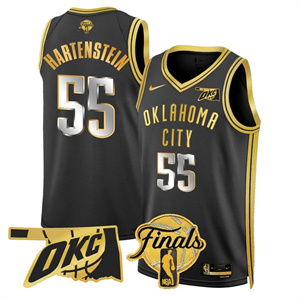 Men's Oklahoma City Thunder #55 Isaiah Hartenstein Final Patch Jersey All Stitched