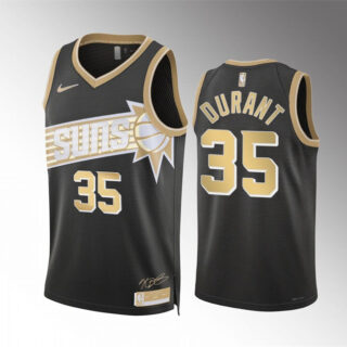 Men's Phoenix Suns #35 Kevin Durant Black 2024 Select Series Stitched Basketball Jersey