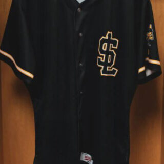 Men's Salt Lake Bees Blank Black Stitched Baseball Jersey