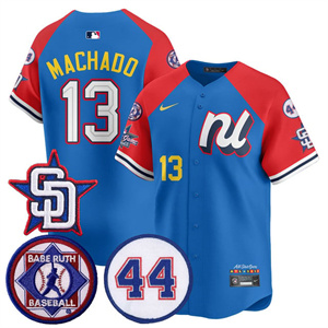 Men's San Diego Padres National League 2025 MLB All-Star Jersey V3 All Stitched Manny Machado #13