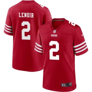 Men's San Francisco 49ers #2 Deommodore Lenoir Red Vapor Untouchable Limited Stitched Jersey