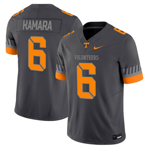 Men's Tennessee Volunteers Alvin Kamara 2025 'Smokey Grey Series' Vapor Limited Jersey V2 All Stitched